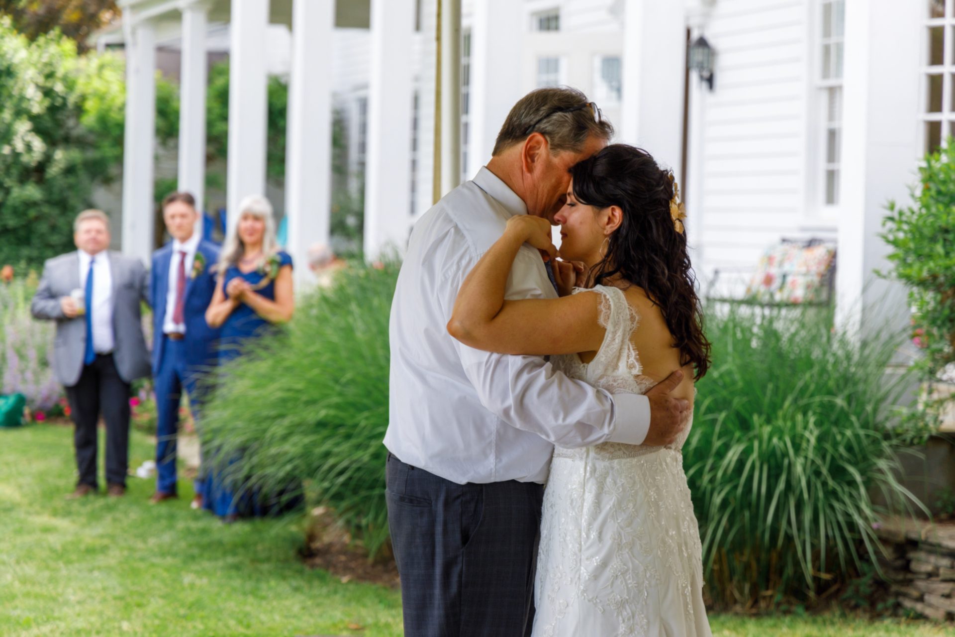 Father and bride sharing a dance at a wedding
